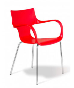 Designstoel Jim Rood
