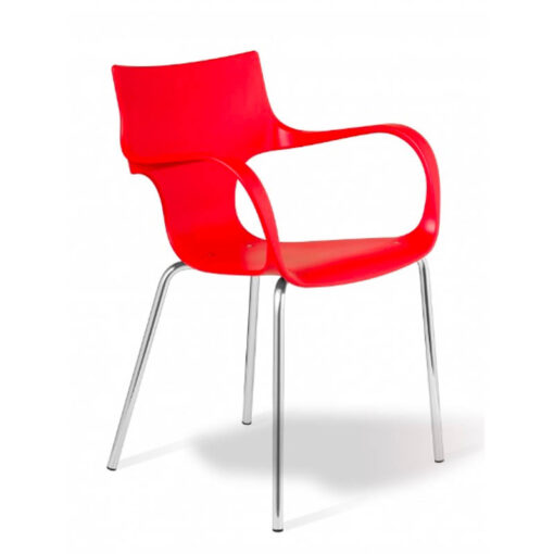 Designstoel Jim Rood