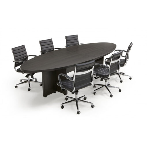 Vergadertafel Manager Ellipsvormig Donker eiken