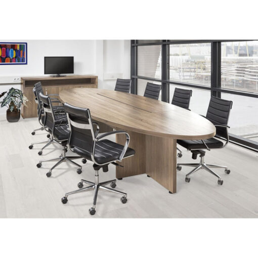 Vergadertafel Manager Ellipsvormig Robson eiken