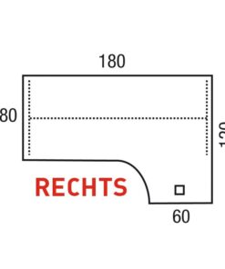 Los wingblad Rechts 180x120
