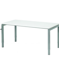 4-poots bureau met slinger 6 | Kantoor360 4 poots bureau met slinger wit