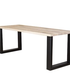 Vergadertafel Massief eiken /U-poot 300x100cm