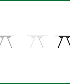 Bridge Hoge tafel recht met rechthoekige poten 2