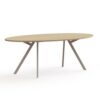 Bridge vergadertafel Tonvorm met ronde poten 1 | Kantoor360 Bridge Vergadertafels 280x280 1