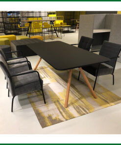 Bridge vergadertafel recht Fenix 480x160cm , massief houten onderstel 7 | Kantoor360 Bridge vergadertafel recht 240x120cmmassief houten onderstel 3 1