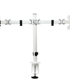 Monitorarm dubbel wit