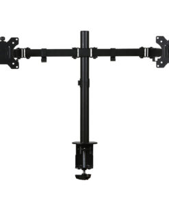 Monitorarm dubbel zwart 2