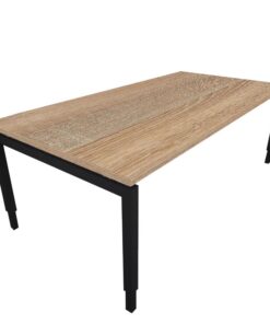 Now! instelbaar bureau 11 | Kantoor360 NOW bureautafel midden eiken