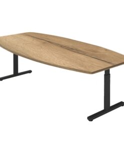 PINTA Tonvormige Tafel Natuur eiken