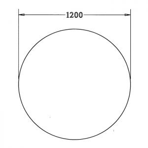 Ronde vergadertafel 120cm 3