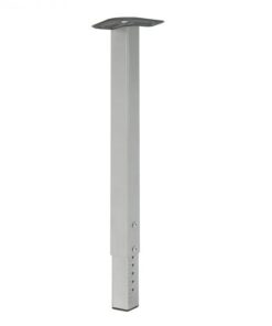 Vierkante steunpoot (hoogte instelbaar) 7 | Kantoor360 Vierkante steunpoot Aluminium