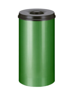 Vlamdovende prullenbak groen
