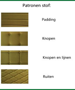 Poef Moonline 5 | Kantoor360 patronen stof