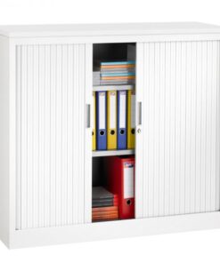Roldeurkast 72,5 cm hoog 6 | Kantoor360 Roldeurkast 105 cm wit