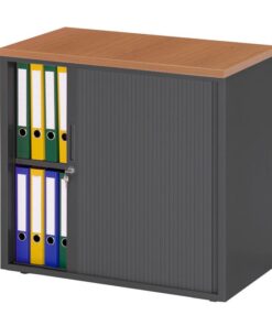 Roldeurkast 72,5 cm hoog (smalle uitvoering) 7 | Kantoor360 Roldeurkast 72,5cm hoog (smalle uitvoering) Grijs