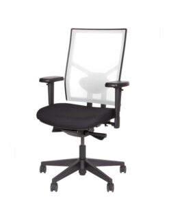 Straight Delux Mesh 9 | Kantoor360 wit 1