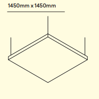 Light Cells Square 1450 x 1450 mm 8 | Kantoor360 750x2150 1